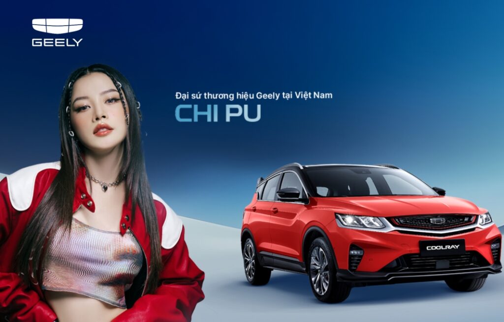 Đại sứ thương hiệu Geely Hải Dương Chi Pu